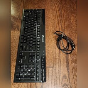 Corsair Black Wired USB Mechanical-Style Keyboard